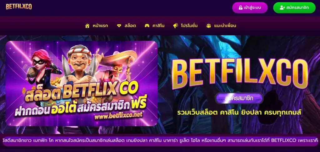 เว็บไซต์ betflix co
